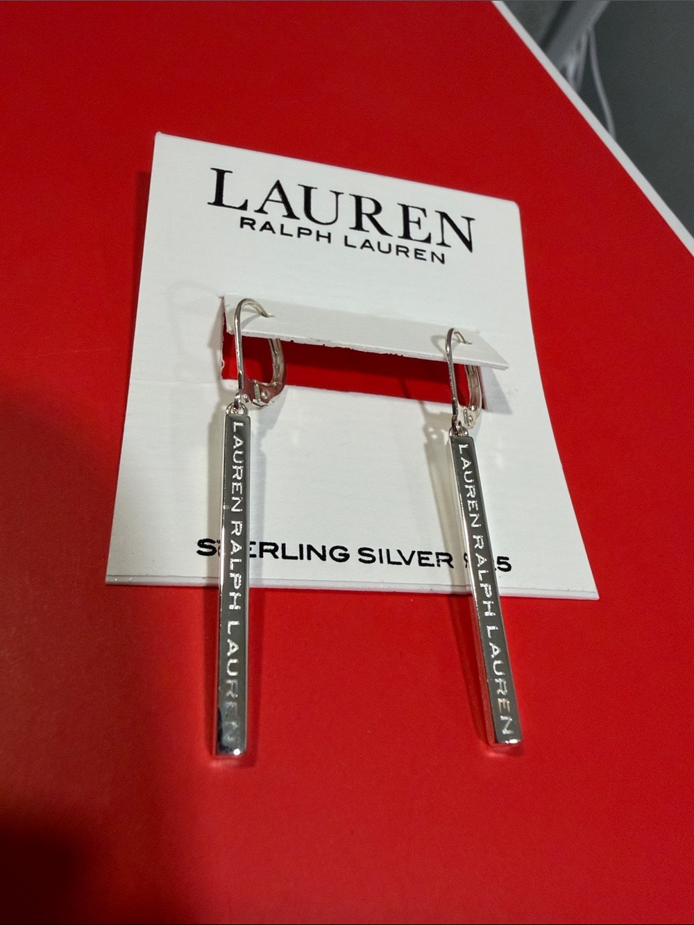Lauren Ralph earrings sterling silver